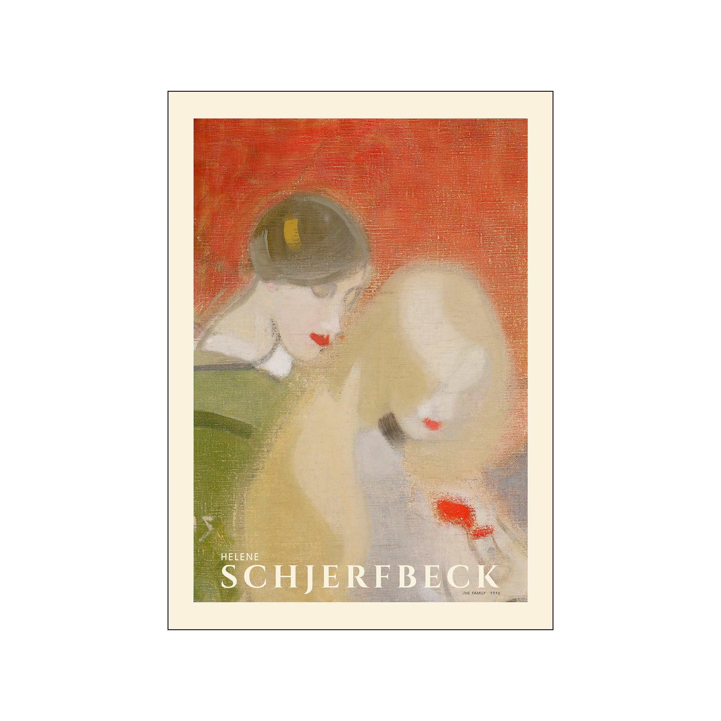 PSTR Studio x Helene Schjerfbeck The family plakat
